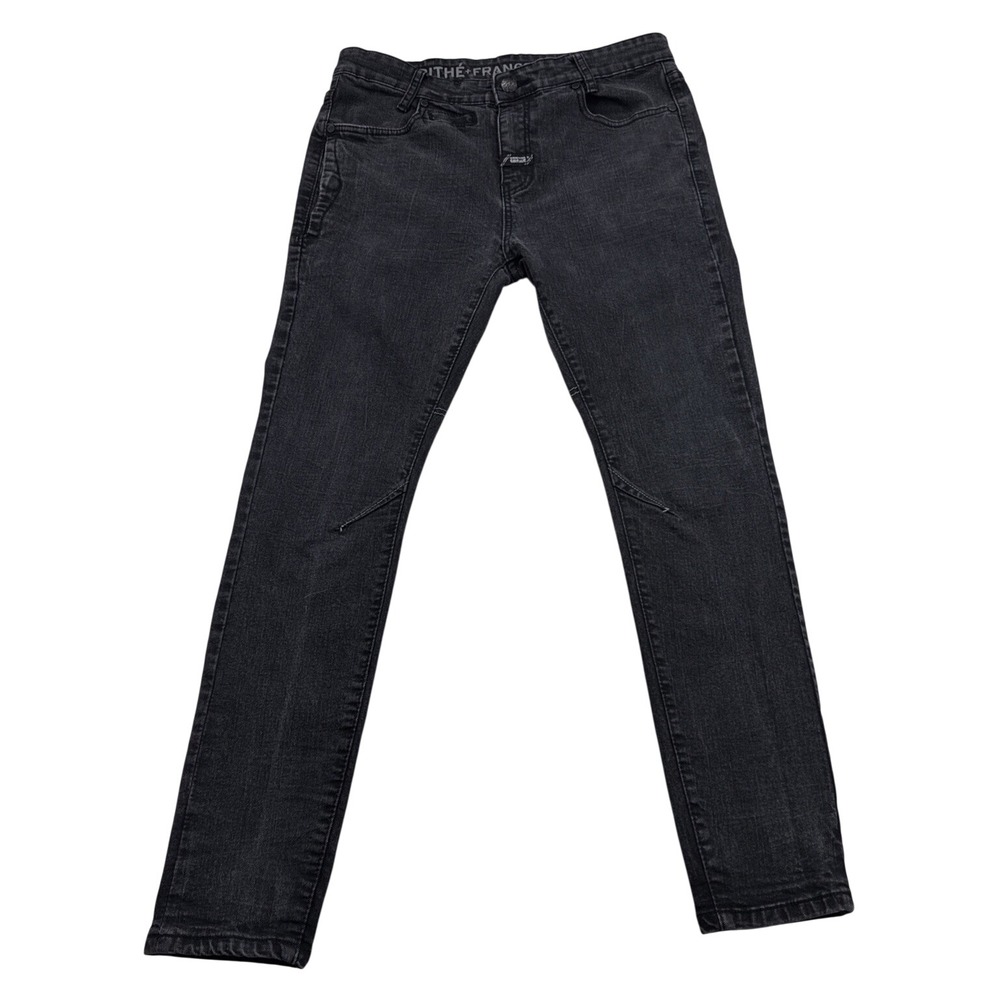 Vtg Girbaud six Pocket Jean Men Sz 36x32 Black‎ Y2K 90's Utility Skater Grunge